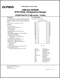 Click here to download EDS6416AHTA-TI Datasheet