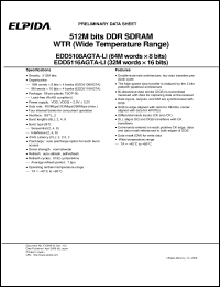 Click here to download EDD5108AGTA-7BLI-E Datasheet