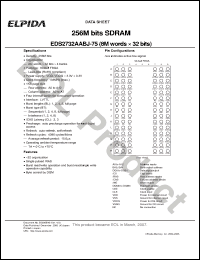 Click here to download EDS2732AABJ-75L-E Datasheet