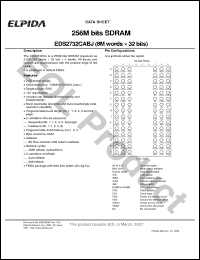 Click here to download EDS2732CABJ-1A-E Datasheet