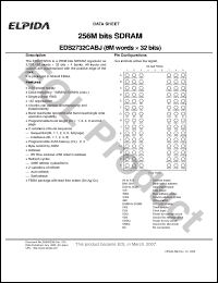 Click here to download EDS2732CABJ-75-E Datasheet