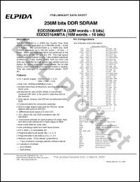 Click here to download EDD2516AMTA-7A Datasheet