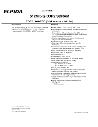 Click here to download EDE5116AFSE-4A-E Datasheet