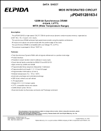 Click here to download UPD45128163G5-A80LI-9JF Datasheet