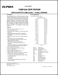 Click here to download EDD1216AATA-5 Datasheet