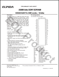 Click here to download EDD2516AKTA-7A Datasheet