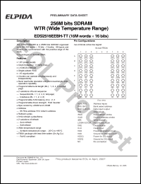 Click here to download EDS2516EEBH-TT Datasheet