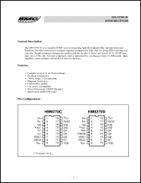 Click here to download HM9270D Datasheet