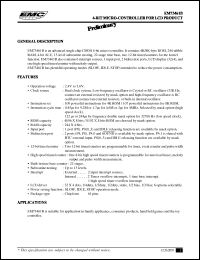 Click here to download EM73461B Datasheet