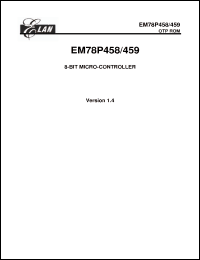 Click here to download EM78P458 Datasheet