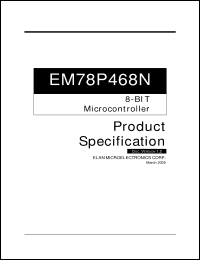 Click here to download EM78P468N Datasheet