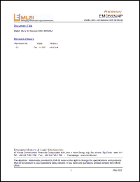 Click here to download EMD56324P-75 Datasheet