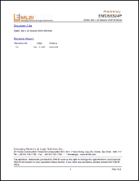 Click here to download EMD56324P Datasheet