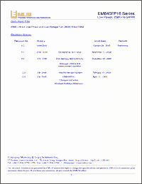 Click here to download EM616AFU16AW-55S Datasheet