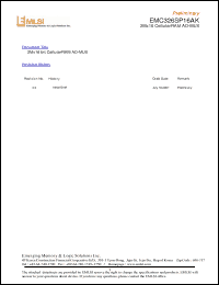 Click here to download EMC326SP16AK Datasheet