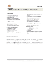 Click here to download EN25F40-100QI Datasheet