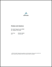 Click here to download B78108S Datasheet