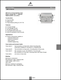 Click here to download B84111-A-A60 Datasheet