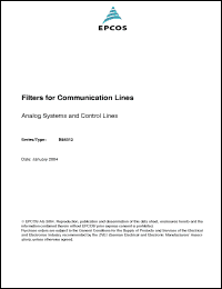 Click here to download B84312C0060B101 Datasheet
