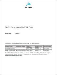 Click here to download B65672B50000000 Datasheet