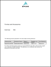 Click here to download B65804-K1005-D1 Datasheet