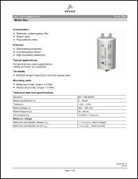 Click here to download B32324-A1605 Datasheet