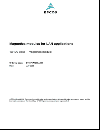 Click here to download B78476A1889A003 Datasheet