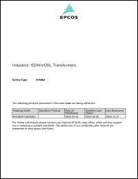 Click here to download B78384A1060A002 Datasheet