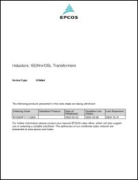 Click here to download B78384P1111A005 Datasheet