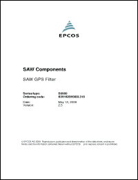 Click here to download B39162B9080L310 Datasheet