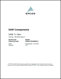 Click here to download B9426 Datasheet