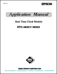 Click here to download RTC58321 Datasheet
