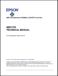 Click here to download SED1355-D9000 Datasheet