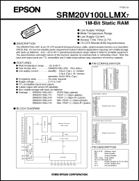 Click here to download SRM20V100LLYX7 Datasheet