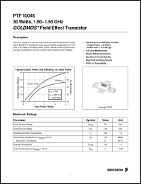 Click here to download PTF10045 Datasheet