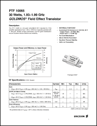 Click here to download PTF10065 Datasheet