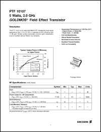 Click here to download PTF10107 Datasheet