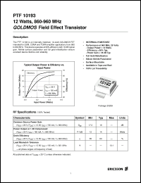 Click here to download PTF10193 Datasheet