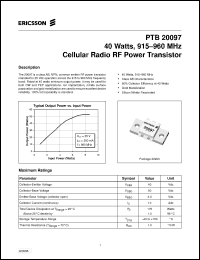 Click here to download PTB20097 Datasheet