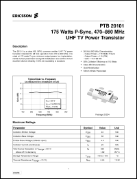 Click here to download PTB20101 Datasheet