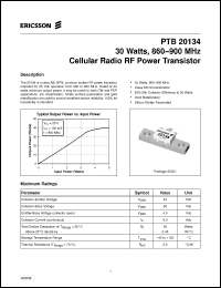 Click here to download PTB20134 Datasheet