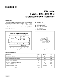 Click here to download PTB20156 Datasheet
