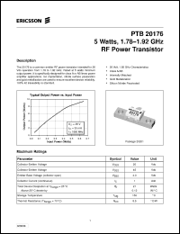 Click here to download PTB20176 Datasheet