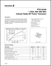 Click here to download PTB20189 Datasheet