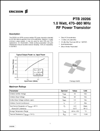 Click here to download PTB20202 Datasheet