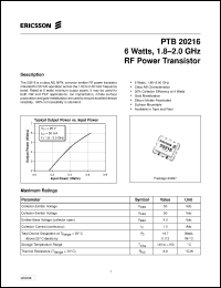 Click here to download PTB20216 Datasheet