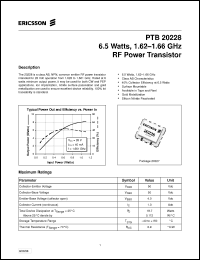 Click here to download PTB20228 Datasheet