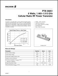Click here to download PTB20051 Datasheet