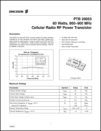 Click here to download PTB20053 Datasheet