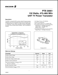 Click here to download PTB20081 Datasheet
